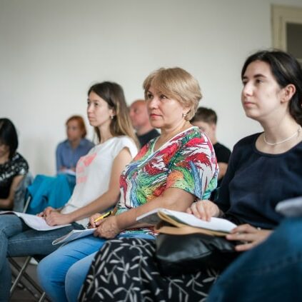 training Set Free Monterey Bay team leading a human trafficking prevention and education training for youth in Monterey County schools.